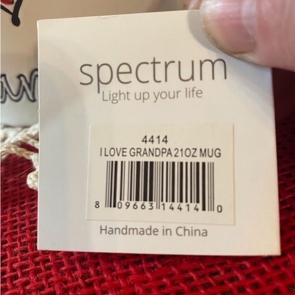 I Love Grandpa Coffee Mug Cup Holds 21 Oz. Brand New. - Picture 6 of 13